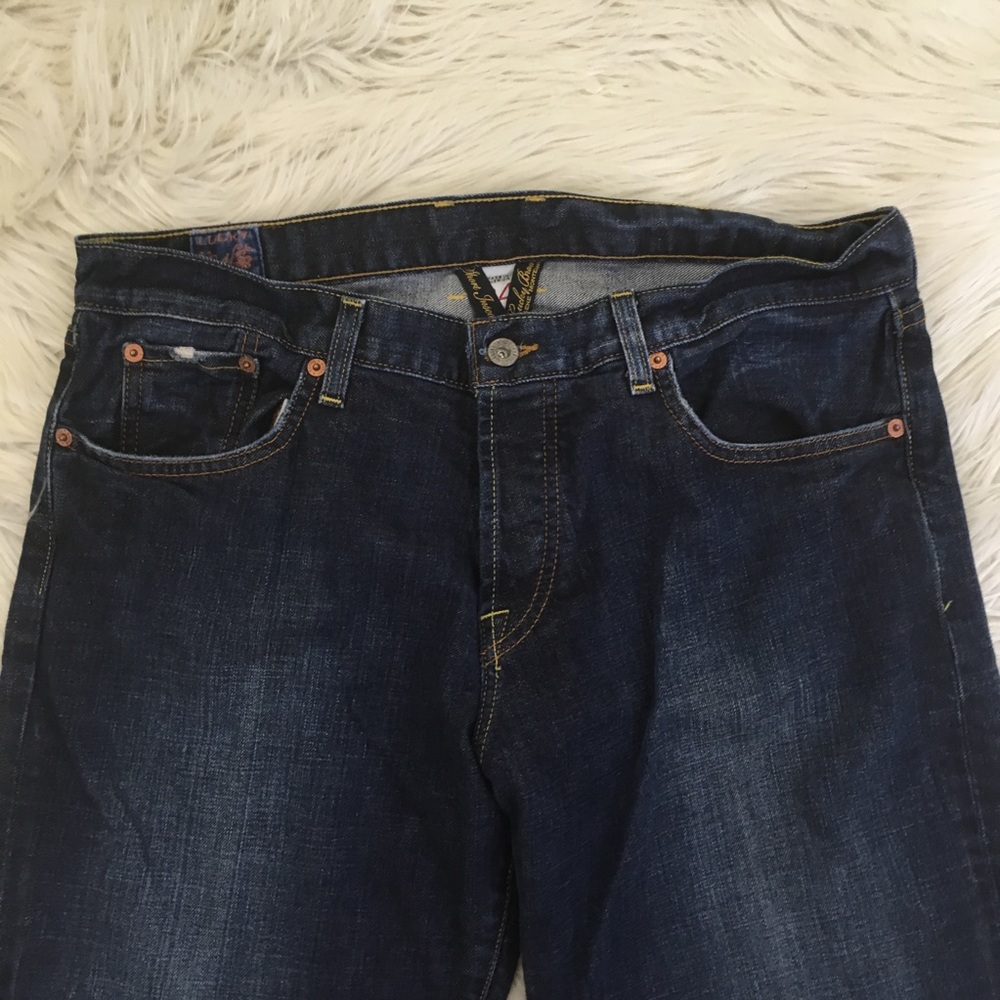 👖SOLD👖Lucky Brand Mens Slim Bootleg Jeans - Picture 3 of 8